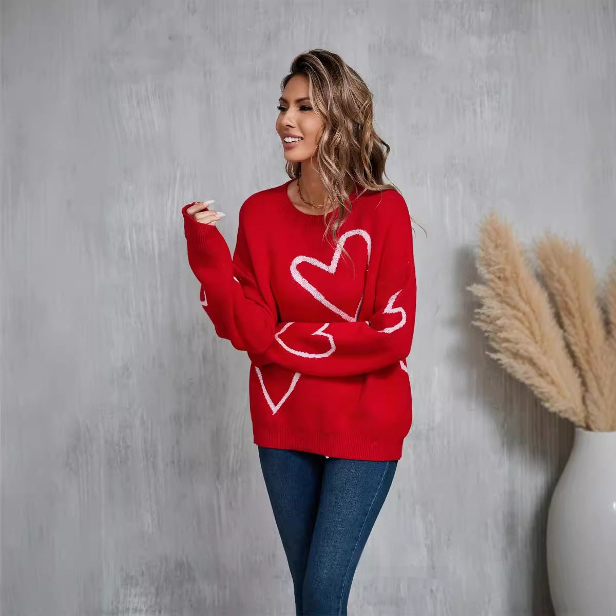 Love in Knit: Heartfelt Valentine's Day Sweater - Artsi Chic Boutique