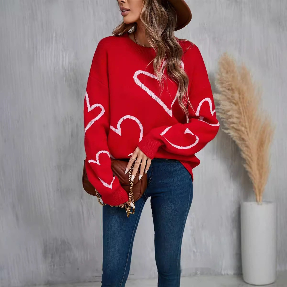 Love in Knit: Heartfelt Valentine's Day Sweater - Artsi Chic Boutique