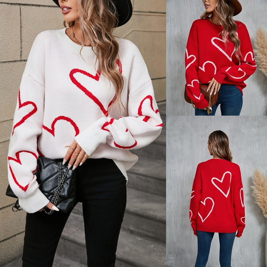 Love in Knit: Heartfelt Valentine's Day Sweater - Artsi Chic Boutique