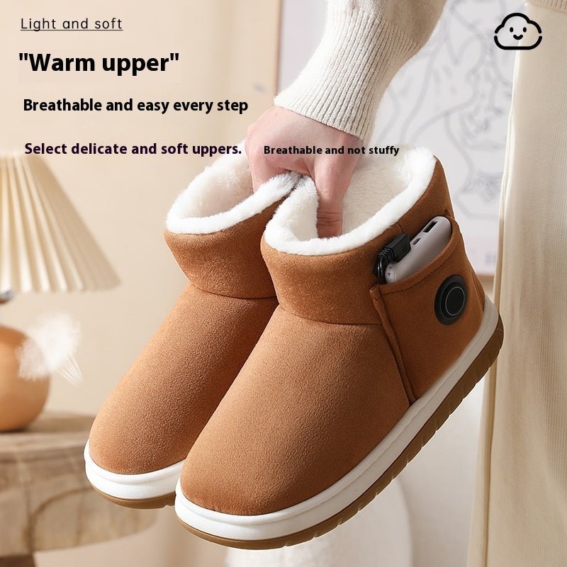 Cozy Winter Warmer Ankle Boots with Plush Lining and Non-Slip Sole - Artsi Chic Boutique